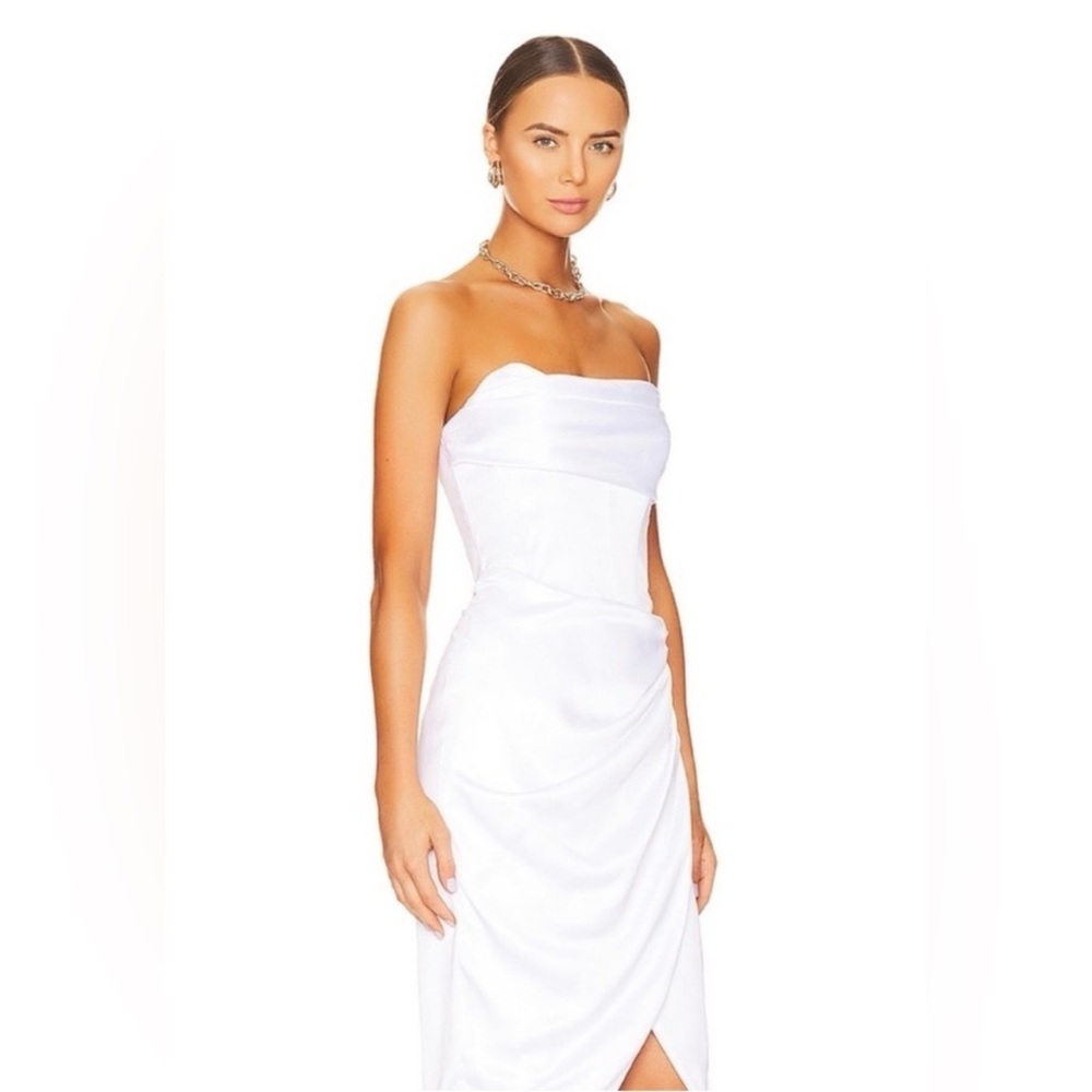 NWT Bardot Jamila Corset Dress in White, Size 6 - Picture 2 of 16